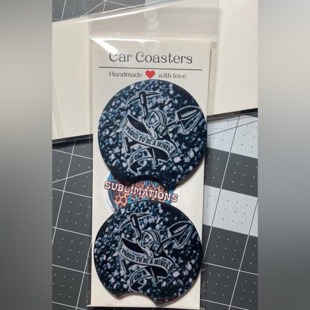 Coal Miner - Car coasters